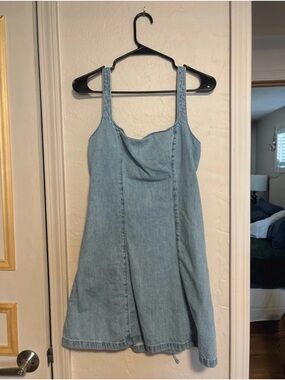 Hollister Light Blue Denim Mini Dress
